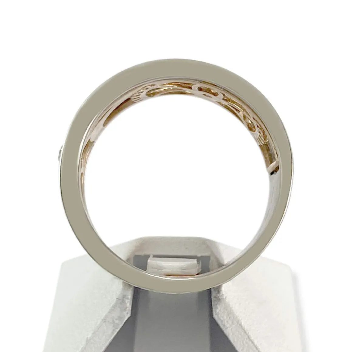 Bague d'occasion Vesontio 2 ors 750 diamants 0,40 carat