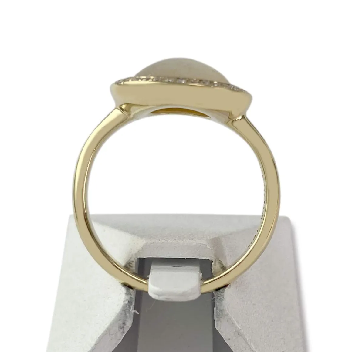Bague IPPOLITA d'occasion or 750 jaune diamant nacre