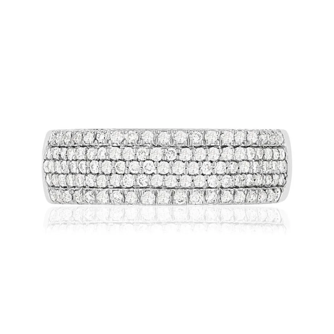 Bague MATY Or 750 blanc diamants