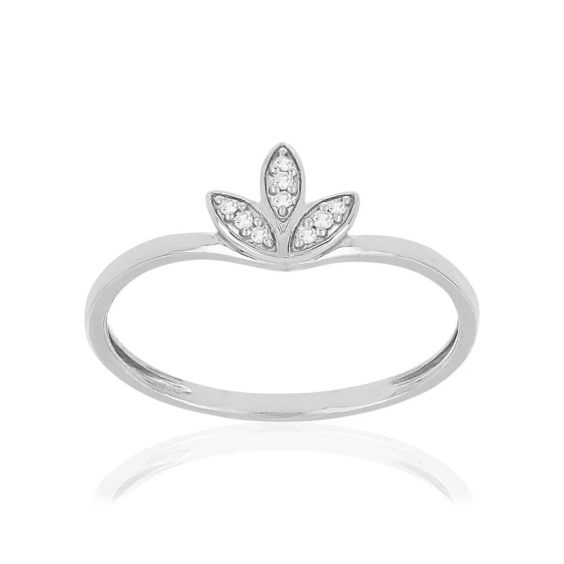 Bague MATY Or blanc 375 Diamants