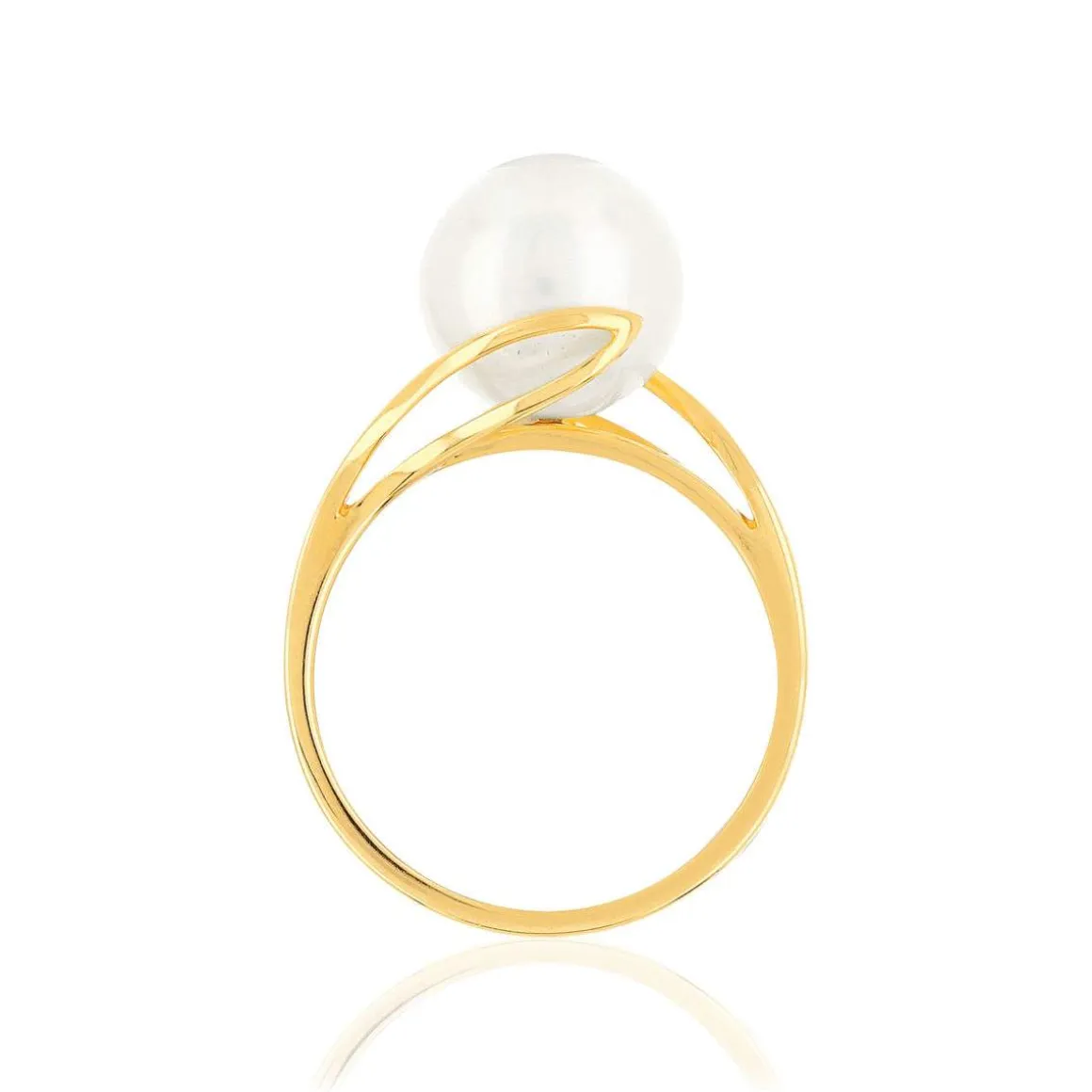 Bague MATY Or 375 jaune Perle de culture de Chine