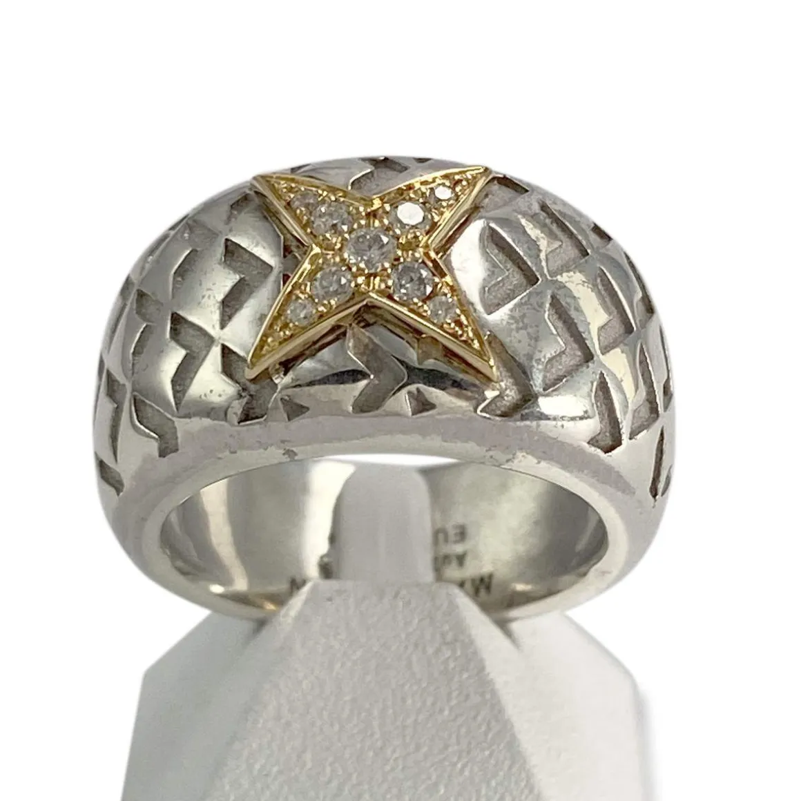 Bague MAUBOUSSIN d'occasion argent gris diamants