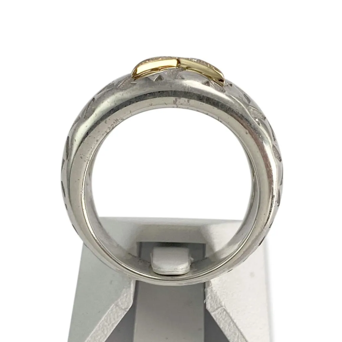 Bague MAUBOUSSIN d'occasion argent gris diamants
