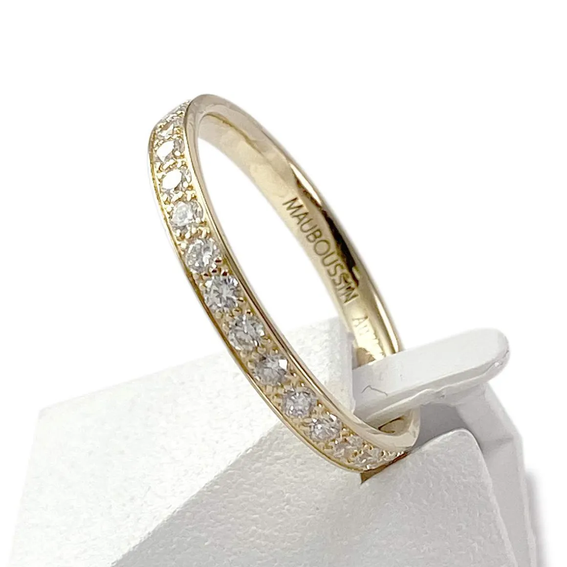 Bague MAUBOUSSIN d'occasion or 750 jaune diamants