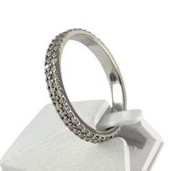 Bague MAUBOUSSIN d'occasion or 750 blanc diamants