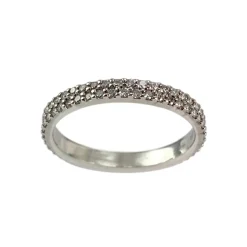 Bague MAUBOUSSIN d'occasion or 750 blanc diamants