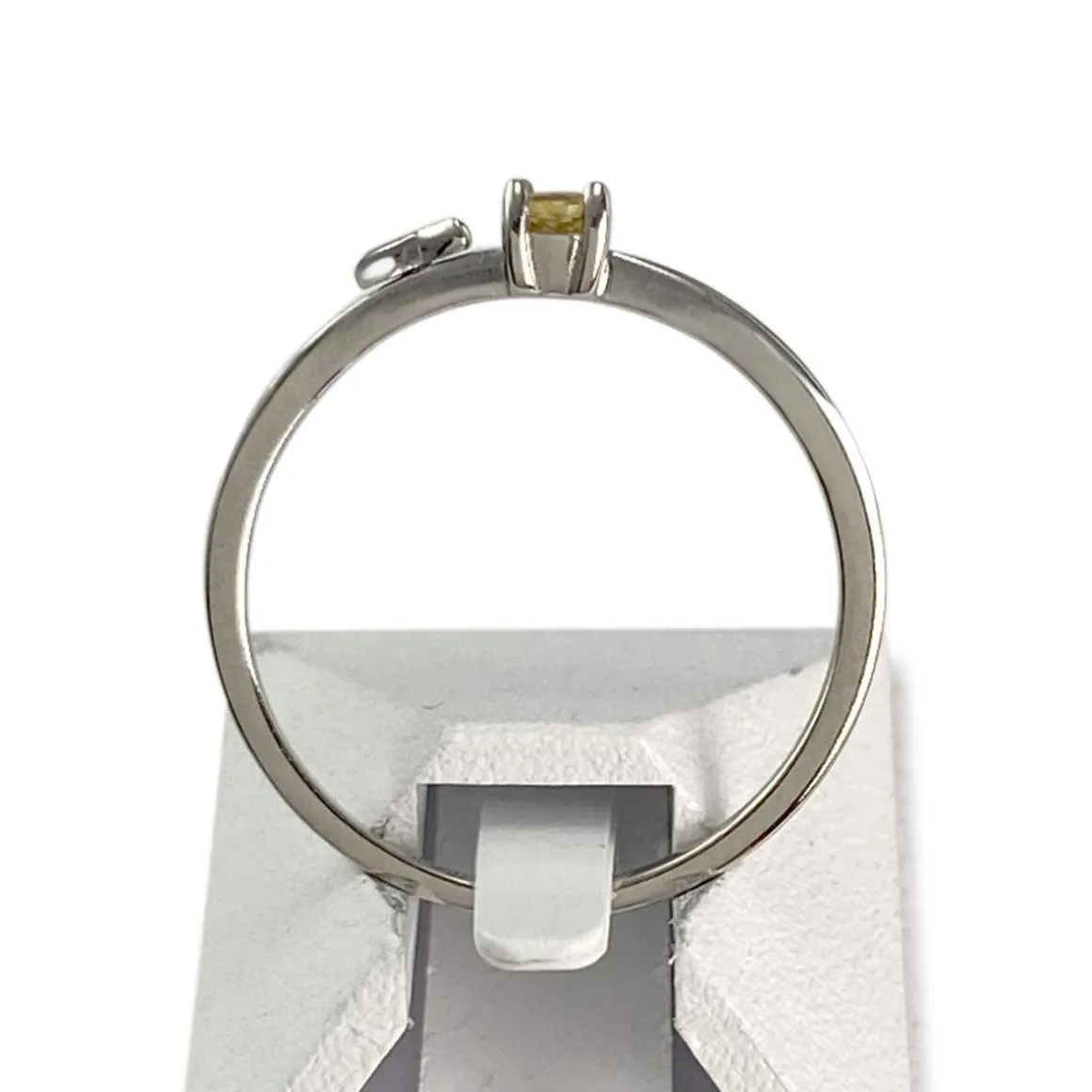 Bague MAUBOUSSIN d'occasion or 750 blanc saphir jaune