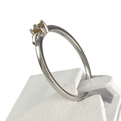 Bague MAUBOUSSIN d'occasion or 750 blanc saphir jaune