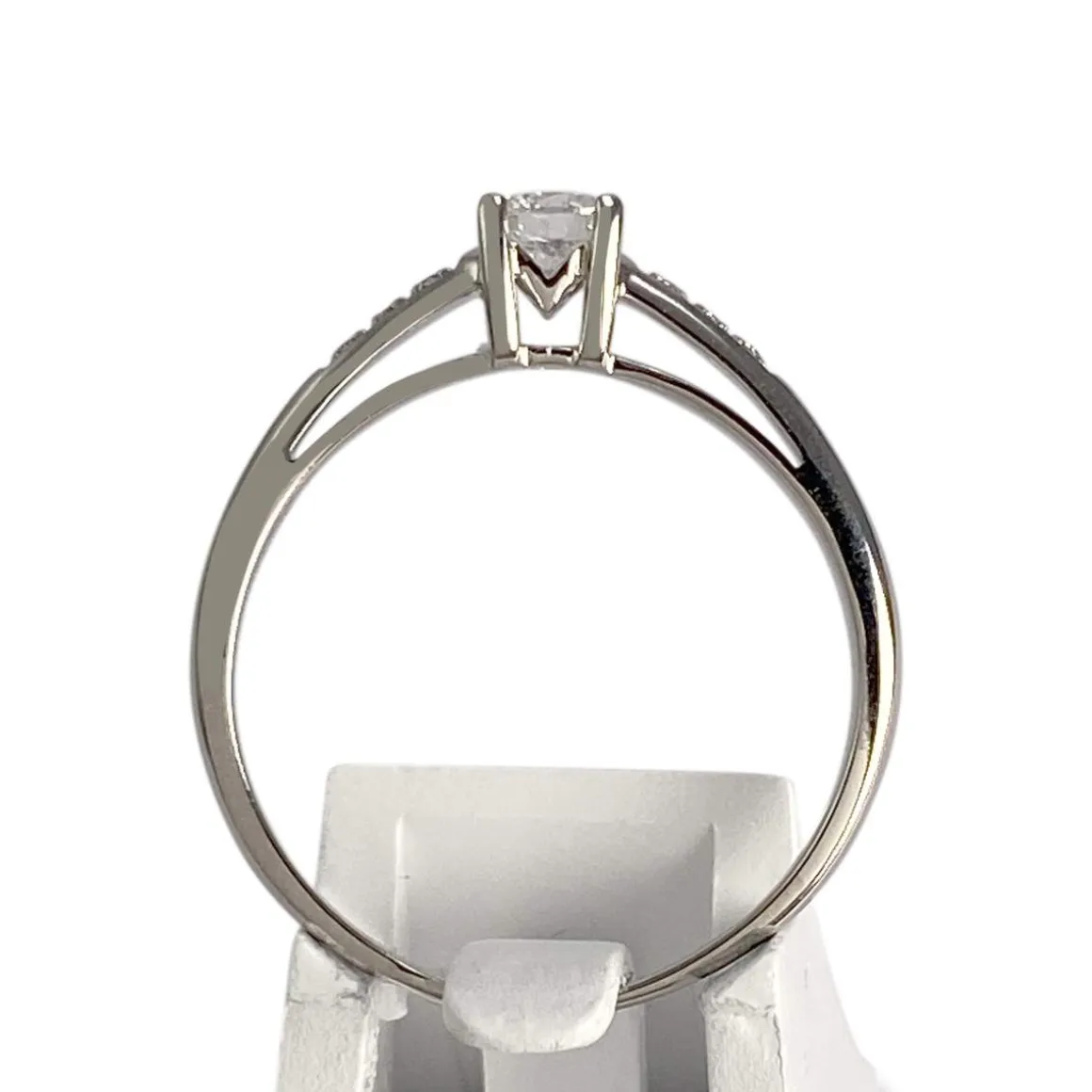 Bague MAUBOUSSIN d'occasion or 750 blanc diamants