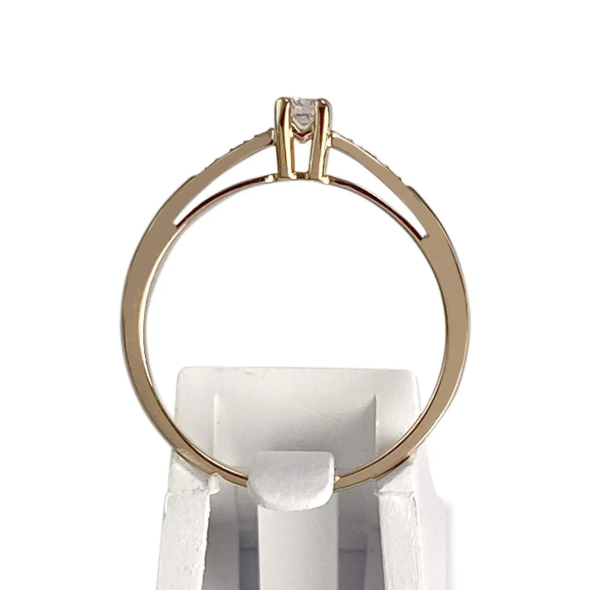 Bague MAUBOUSSIN d'occasion or 750 rose diamants