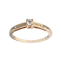 Bague MAUBOUSSIN d'occasion or 750 rose diamants