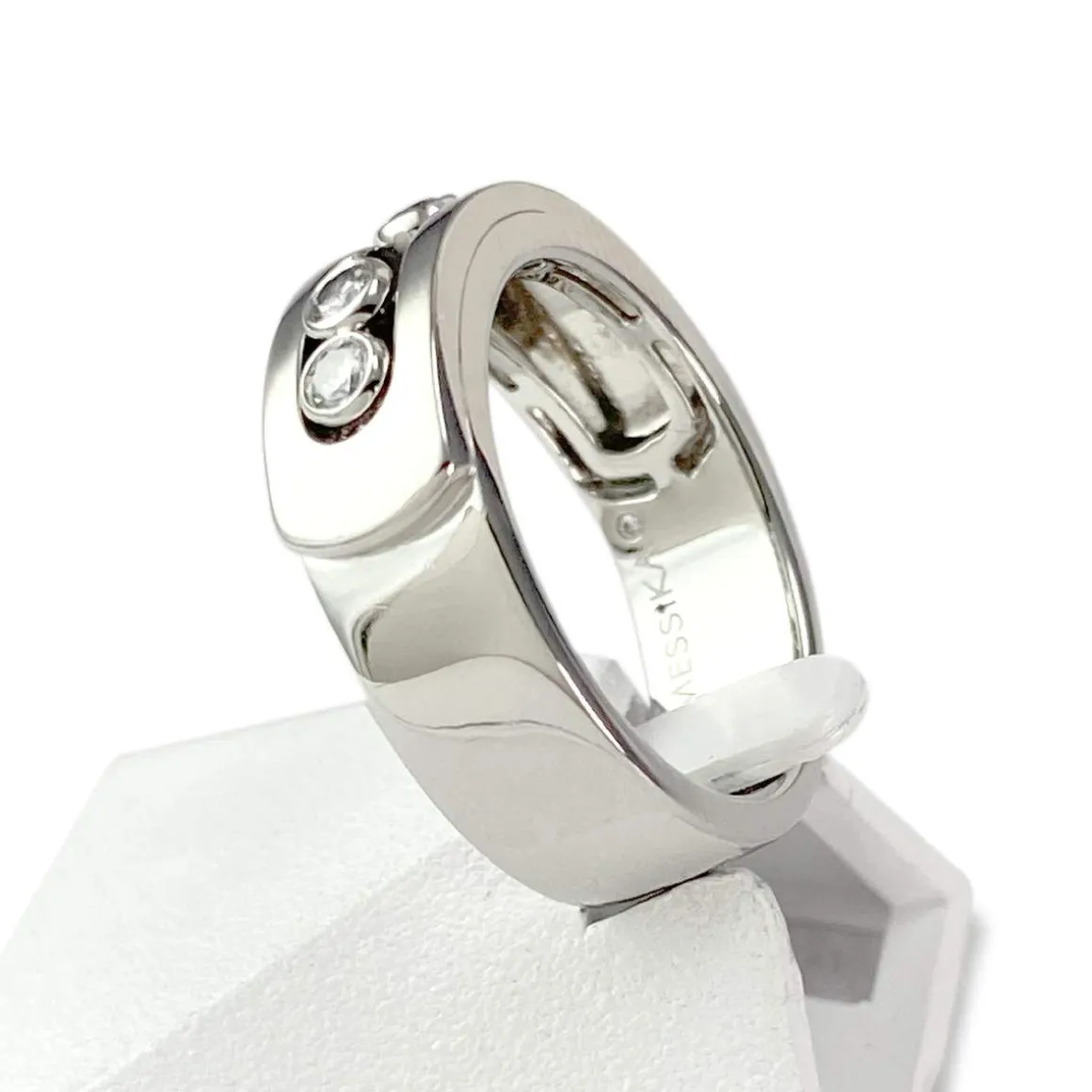 Bague messika d'occasion or 750 blanc diamants