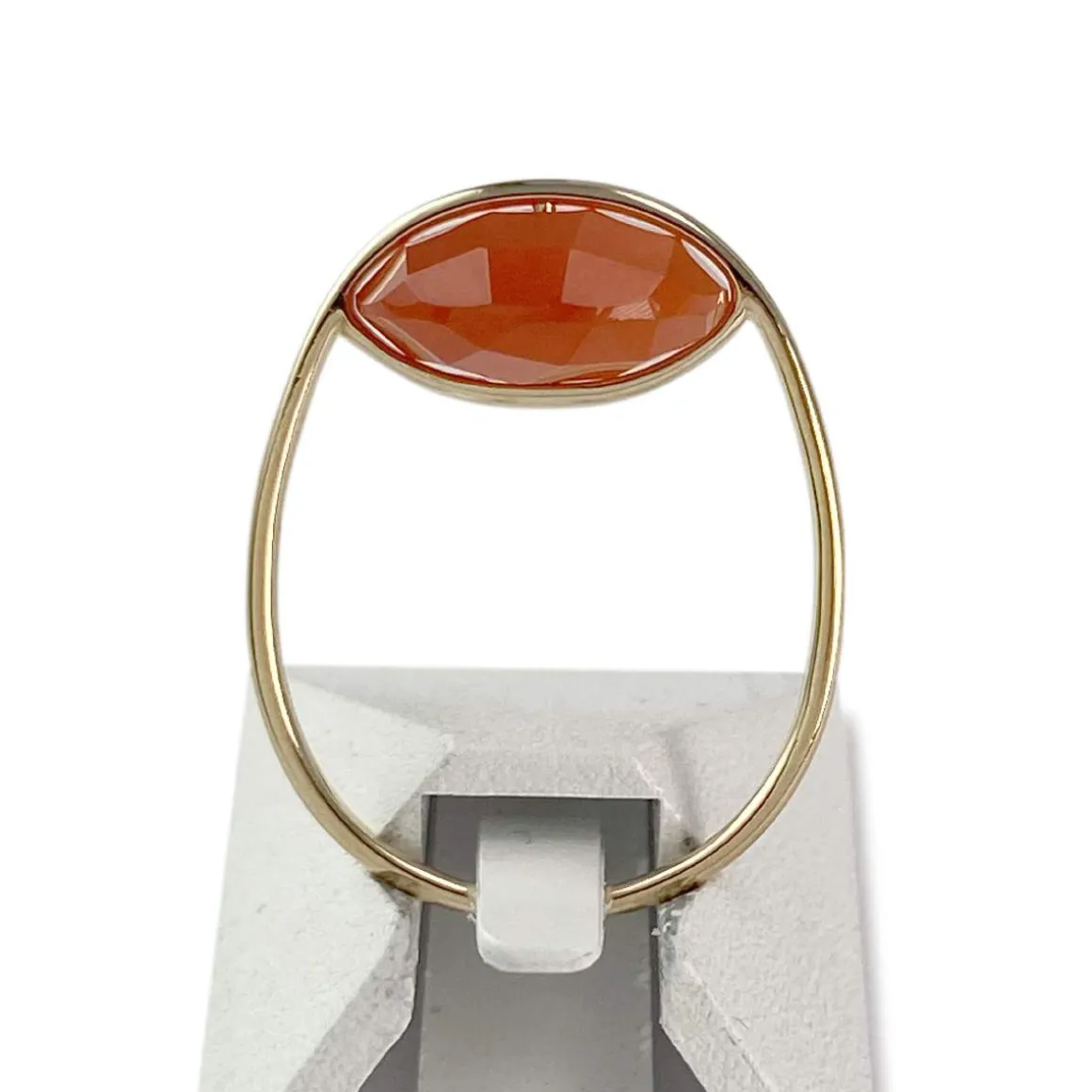Bague Morganne Bello d'occasion or 750 jaune cornaline
