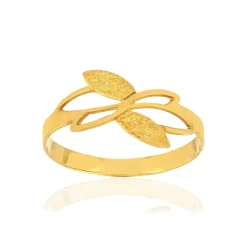 Bague or jaune 375