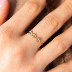 Bague or 375 jaune