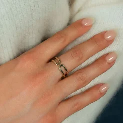 Bague or 375 jaune