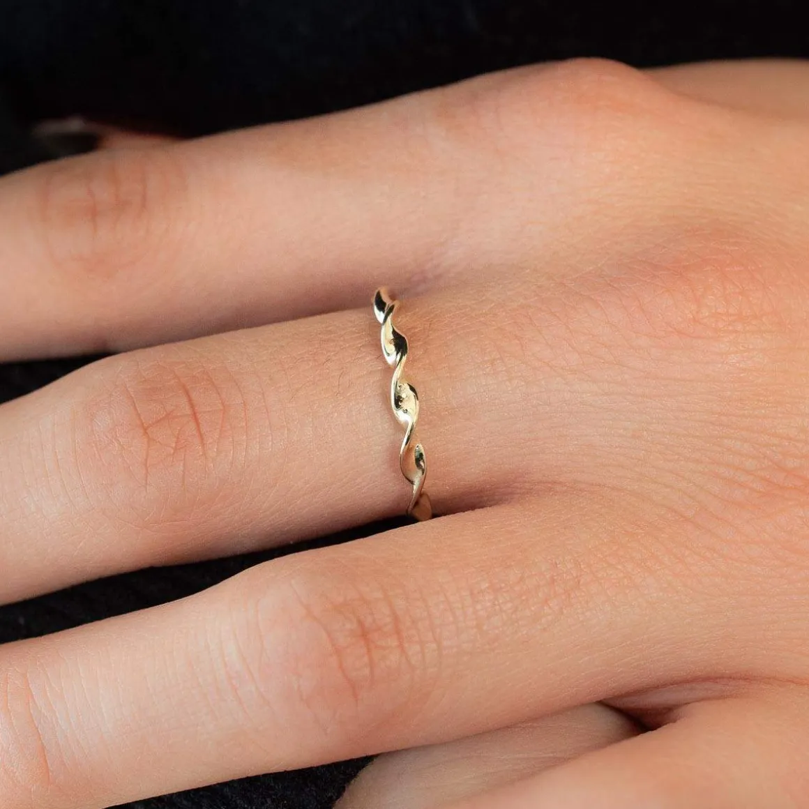 Bague or 375 jaune