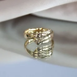 Bague or 375 jaune