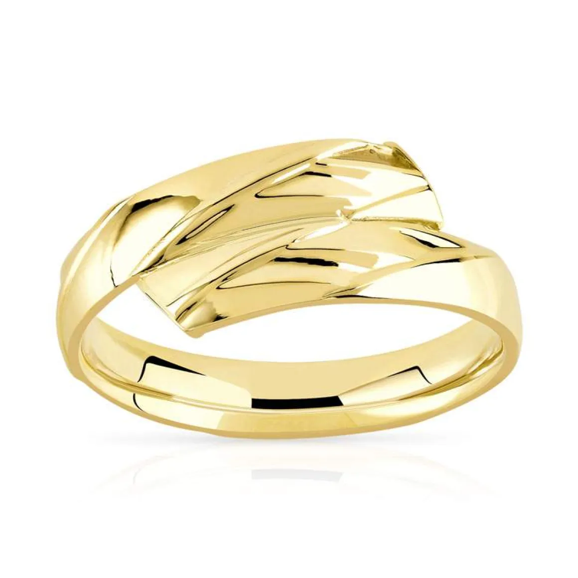 Bague or 375 jaune