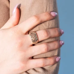 Bague or 375 jaune