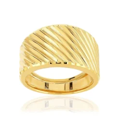 Bague or 375 jaune