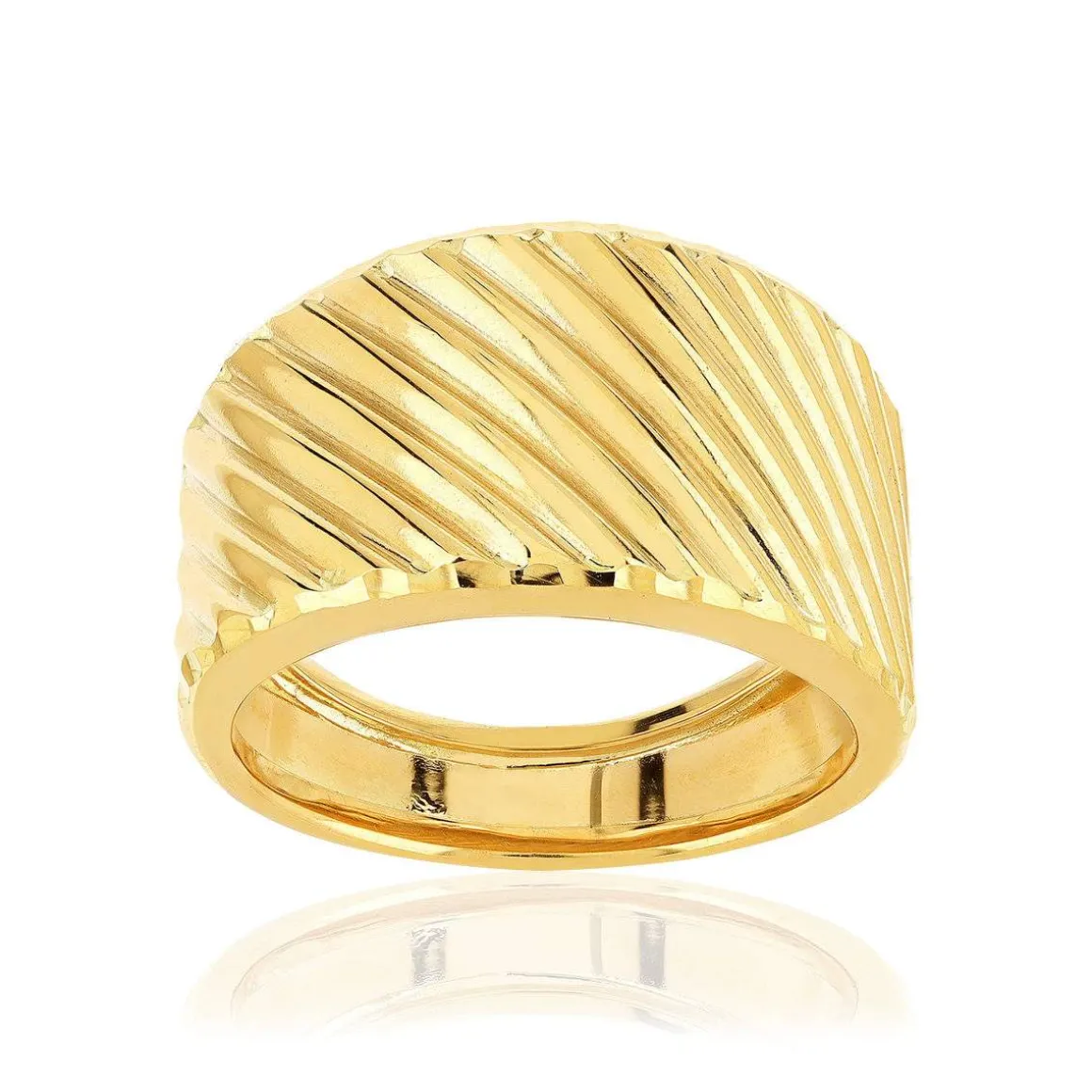 Bague or 375 jaune
