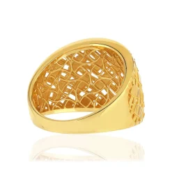 Bague or jaune 375