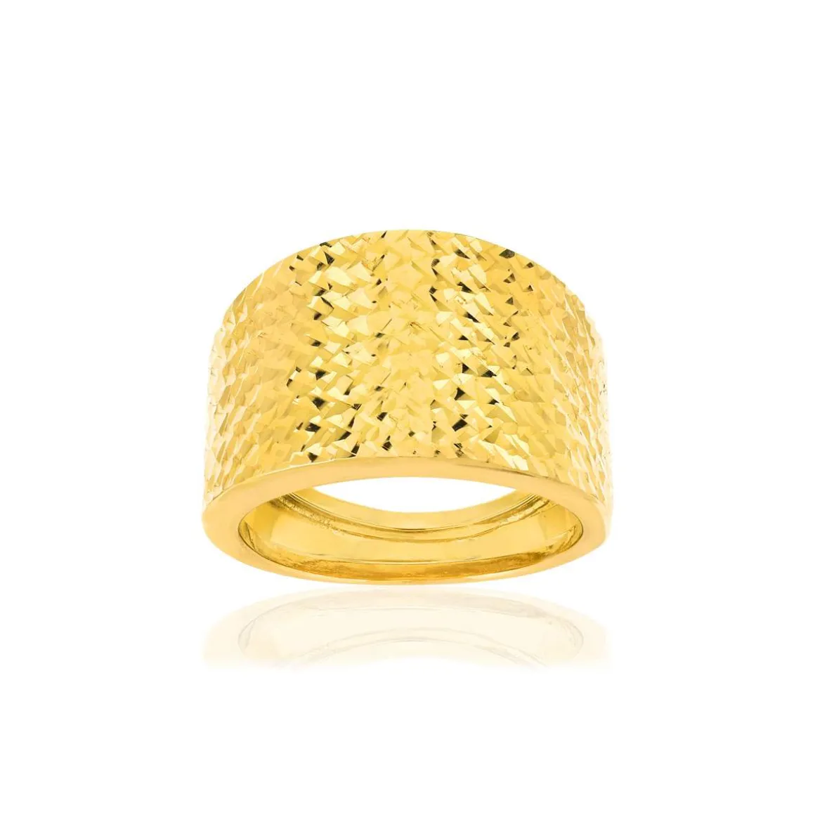 Bague or jaune 375
