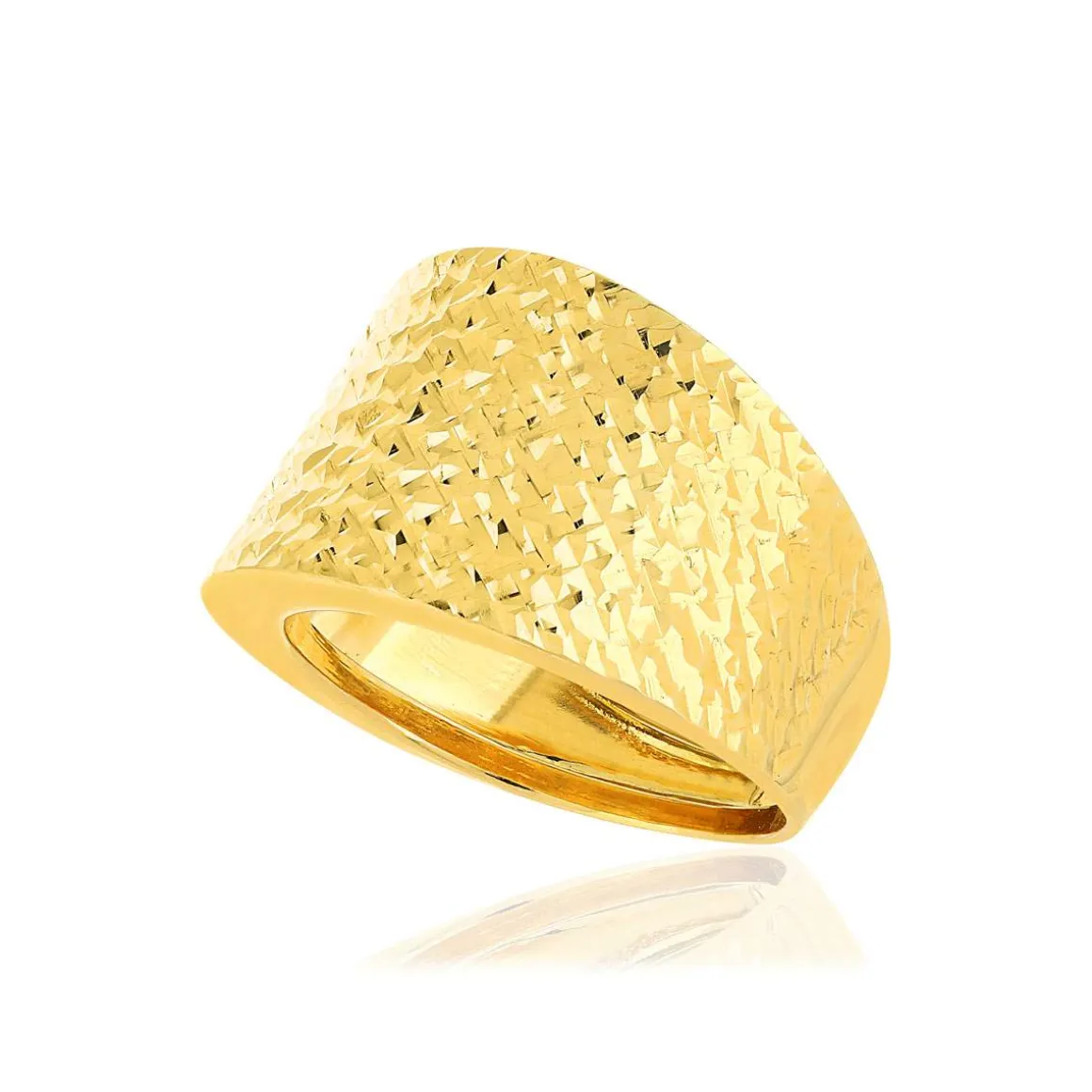 Bague or jaune 375