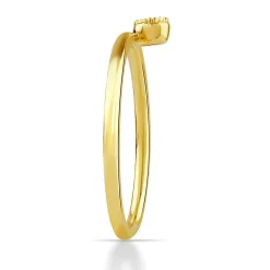 Bague or 375 jaune diamants