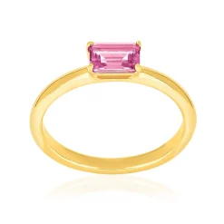 Bague or 375 jaune tourmaline