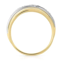 Bague 2 ors 375 diamants