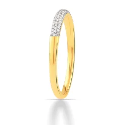 Bague or 750 2 tons diamants
