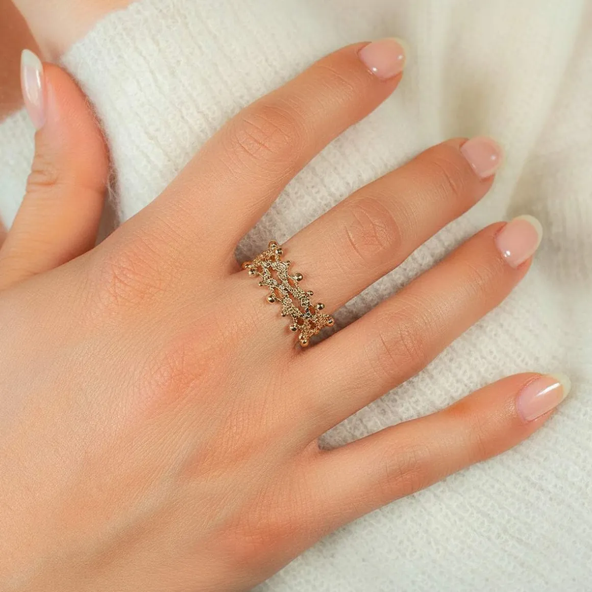 Bague plaqué or