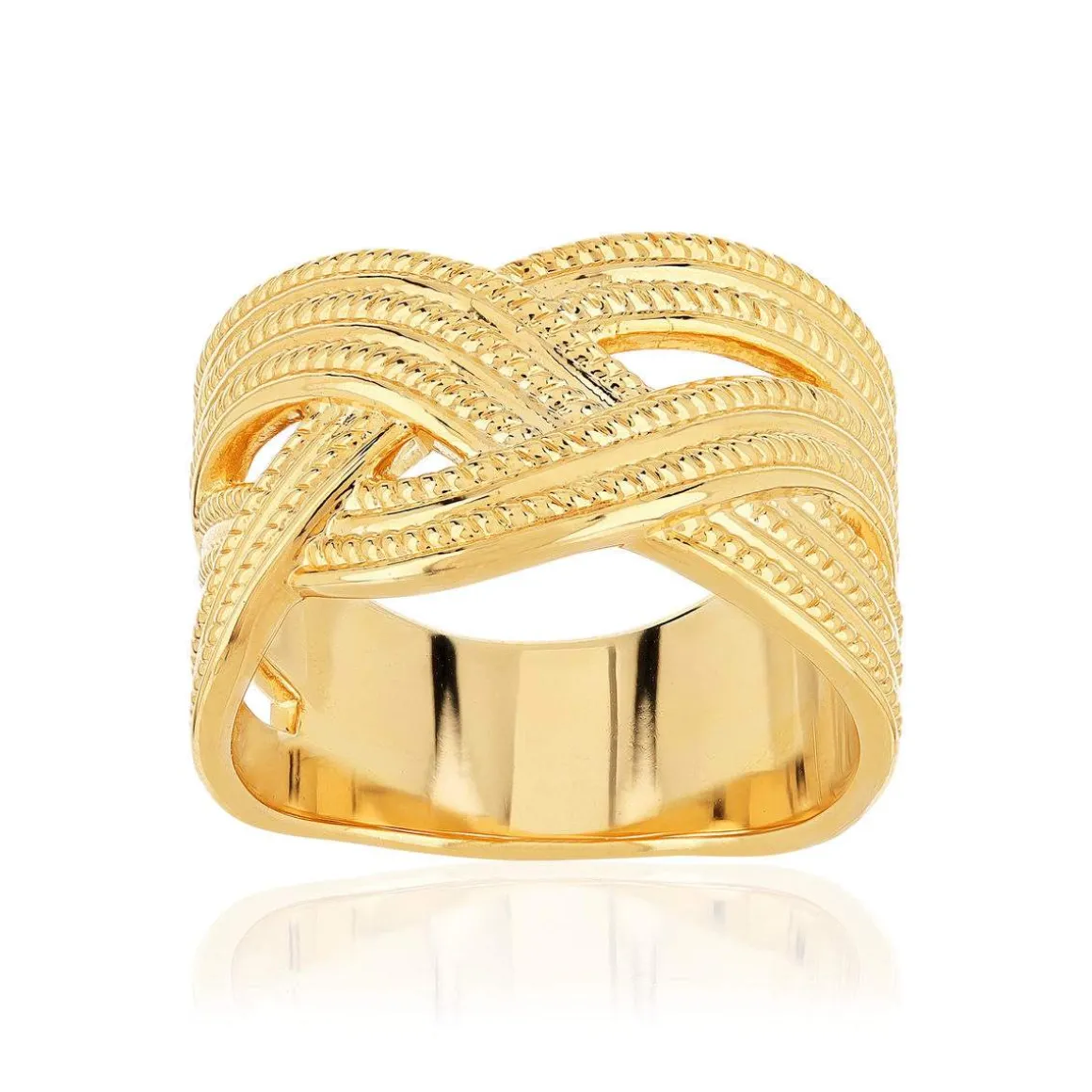 Bague plaqué or jaune