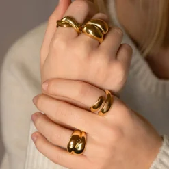 Bague plaqué or jaune