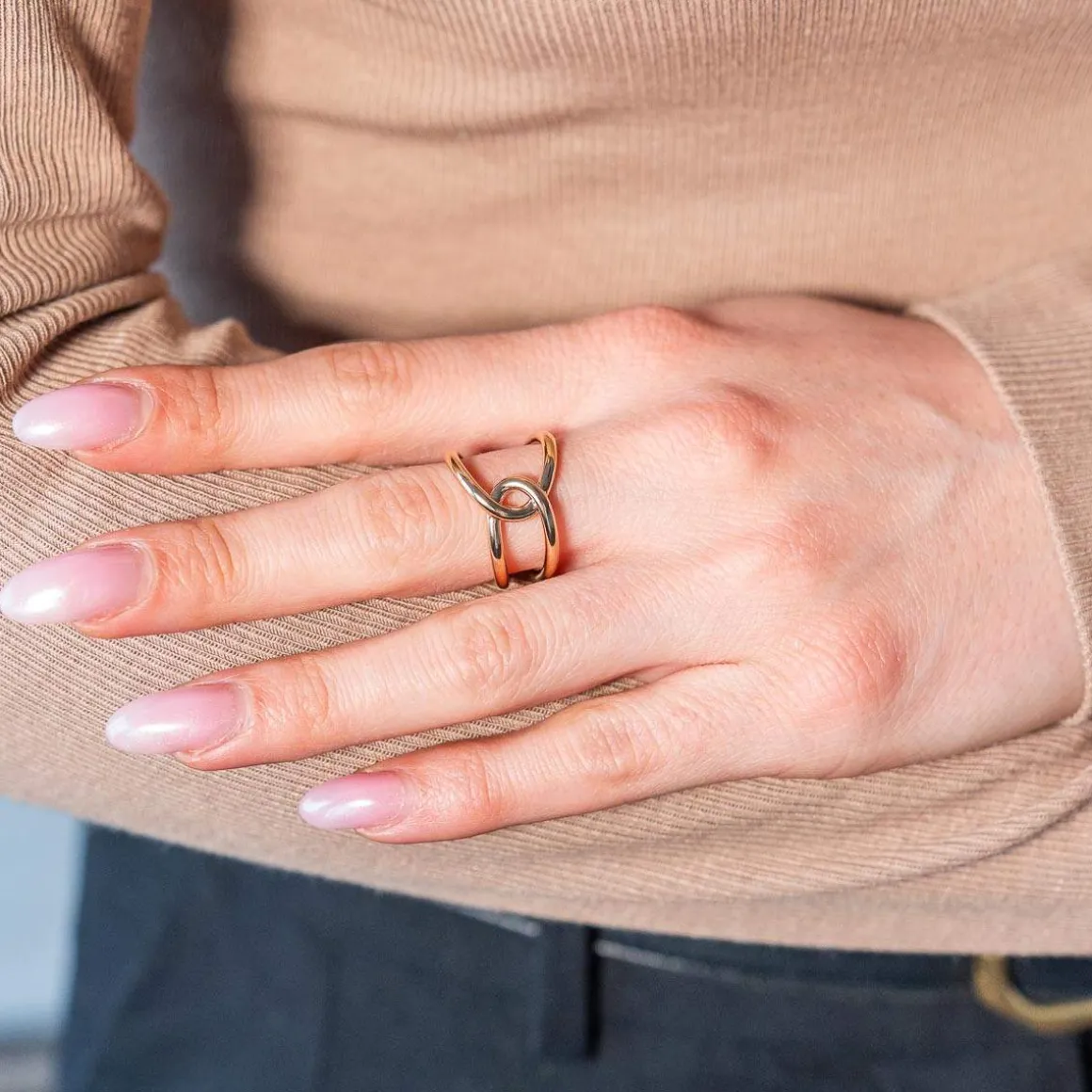 Bague plaqué or jaune