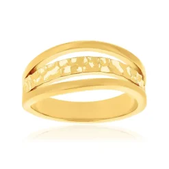 Bague plaqué or jaune