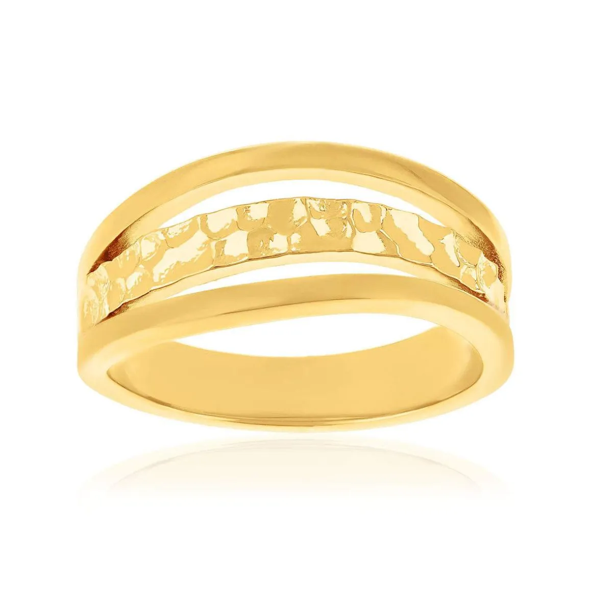 Bague plaqué or jaune