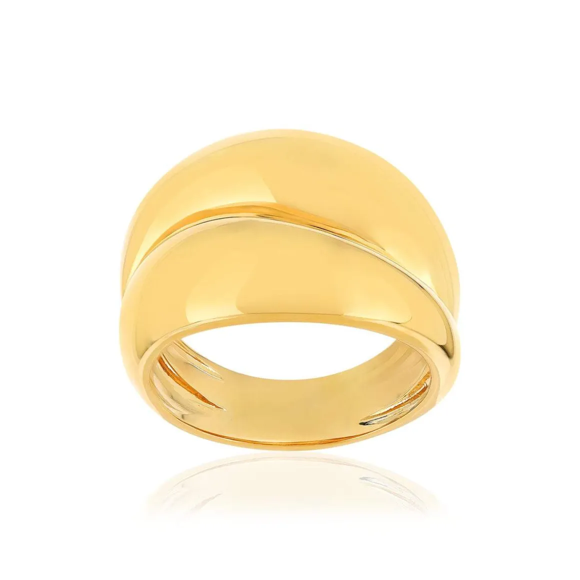 Bague plaqué or jaune