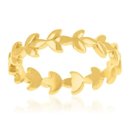 Bague plaqué or jaune