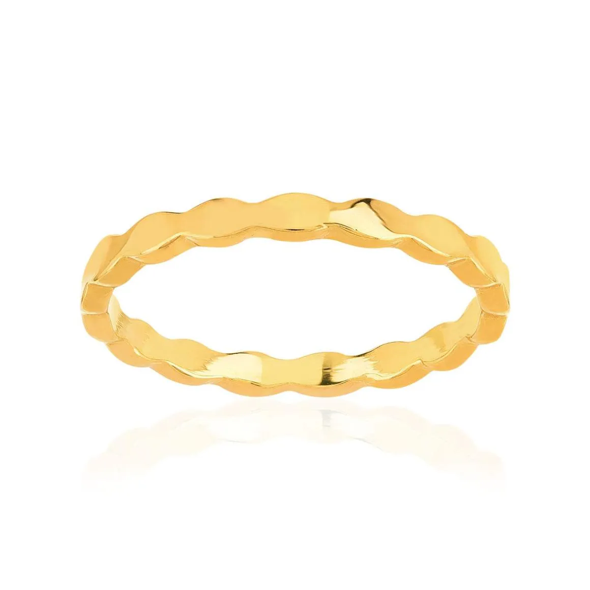 Bague plaqué or jaune