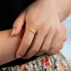 Bague plaqué or jaune