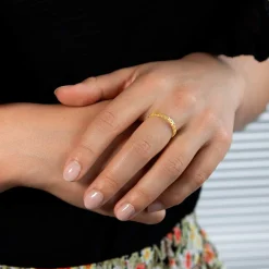 Bague plaqué or jaune