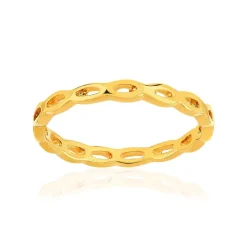 Bague plaqué or jaune