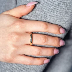 Bague plaqué or jaune