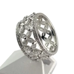 Bague Tiffany & Co d'occasion platine 950 diamants