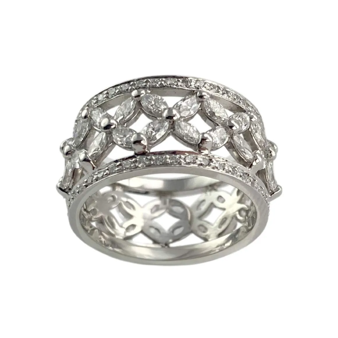 Bague Tiffany & Co d'occasion platine 950 diamants