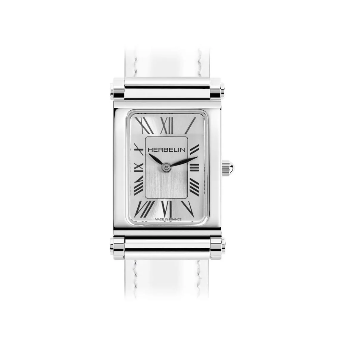 BOITIER MICHEL HERBELIN Antarès rectangle acier