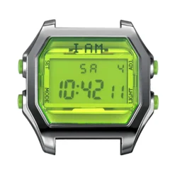 Boîte de montre IAM large polycarbonate gris